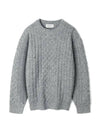 Fisherman mohair round knitgray - INDUST - BALAAN 2