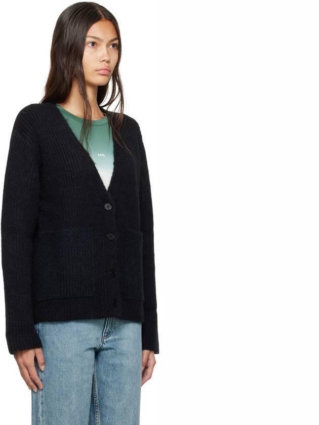 Women's Claudine Cardigan Black - A.P.C. - BALAAN 3