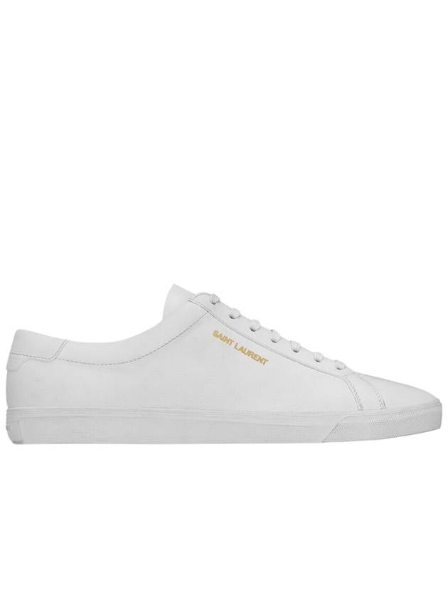 Women's Andy Low Top Sneakers White - SAINT LAURENT - BALAAN 2