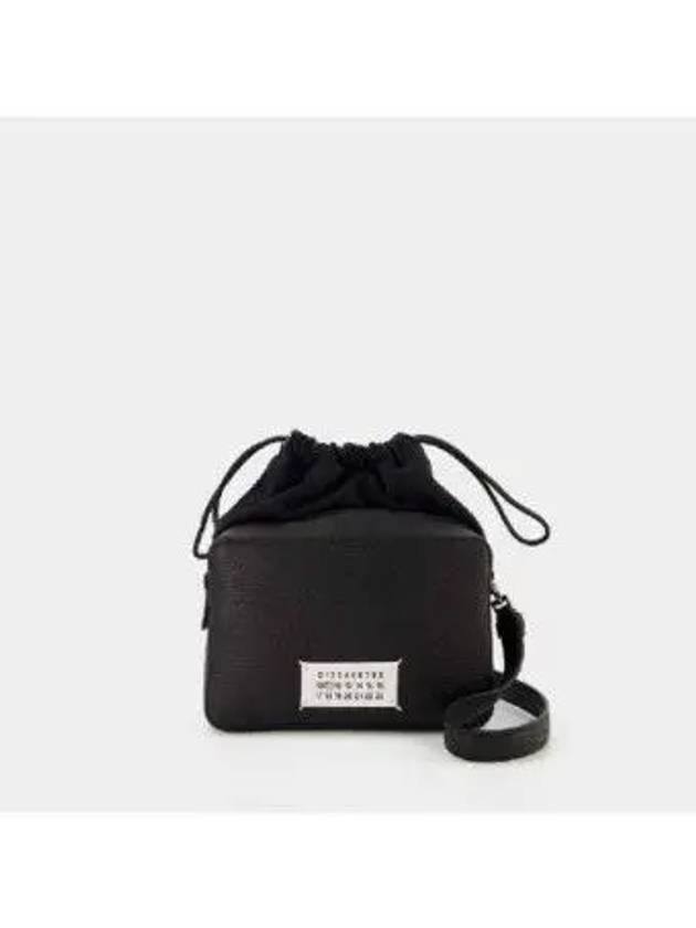 Horizontal Leather Shoulder Bag Black - MAISON MARGIELA - BALAAN 3