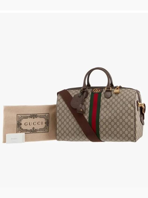 Ophidia GG Carry On Medium Duffel Bag Beige - GUCCI - BALAAN 4