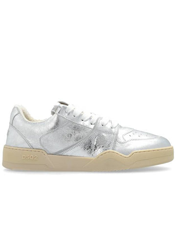 Dsquared2 Sports Shoes 'Spiker', Men's, Silver - DSQUARED2 - BALAAN 1