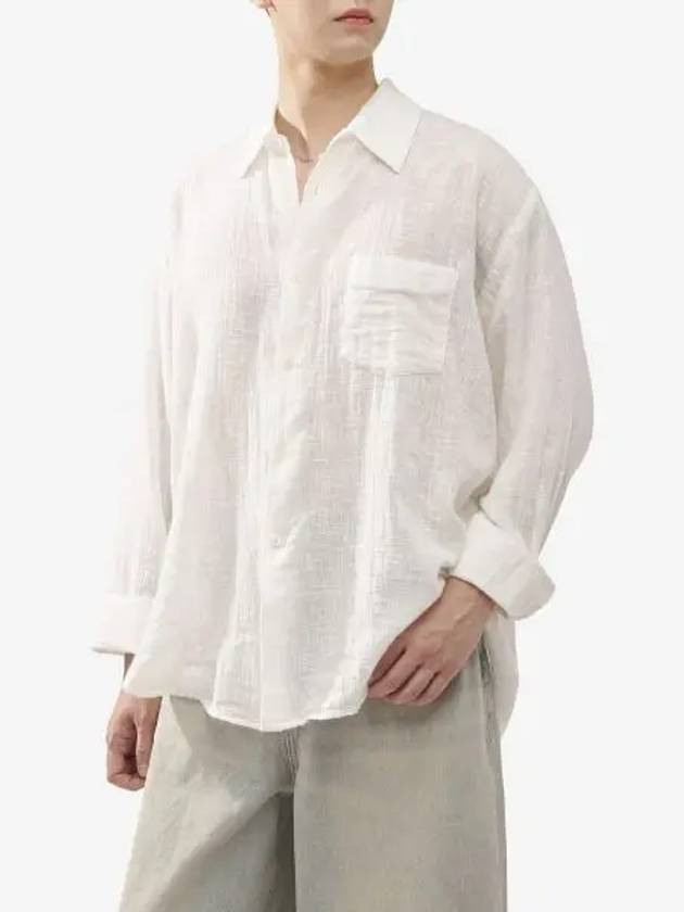 Coco Air Cotton Long Sleeve Shirt White - OUR LEGACY - BALAAN 2