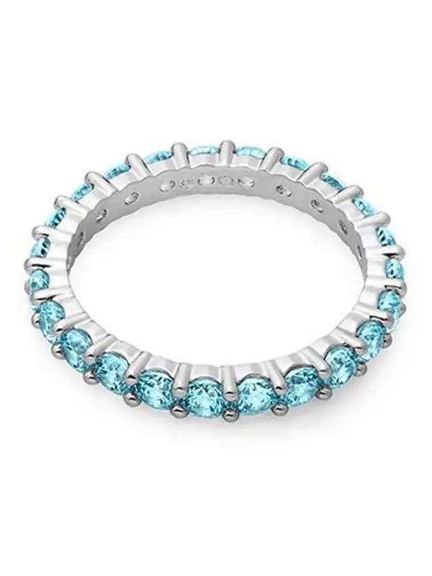 Matrix Vitore Ring Silver Blue - SWAROVSKI - BALAAN 4