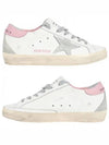 Superstar White Pink Heel Tab Sneakers - GOLDEN GOOSE - BALAAN 2