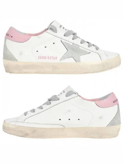 Superstar White Pink Heel Tab Sneakers - GOLDEN GOOSE - BALAAN 2