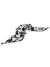 Black White Silk Ribbon Hair Chouchou 3ET1538 - CHANEL - BALAAN 2