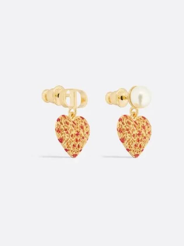 Cœur des Curiosités Pearl Earrings Gold - DIOR - BALAAN 4