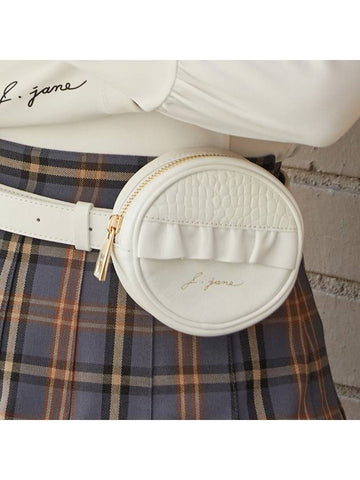 Golf Wear Tambourine Ball Bag White - J JANE - BALAAN 1