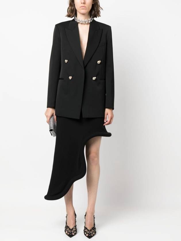 Jewel Buttons Jacket Black - LANVIN - BALAAN 3