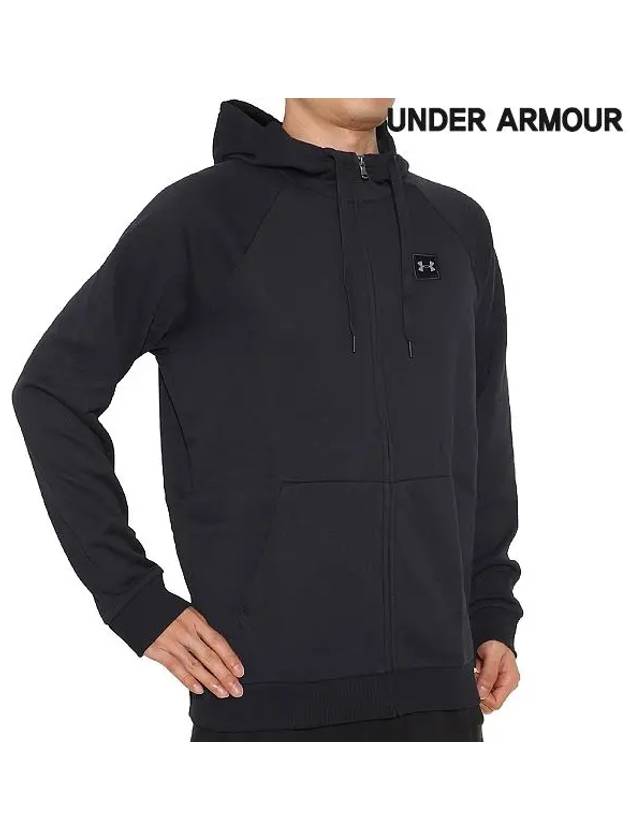 Rival Fleece Full Zip Hoodie 1320737 001 - UNDER ARMOUR - BALAAN 2