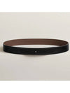 Reversible Leather Strap 32mm Belt Black - HERMES - BALAAN 2