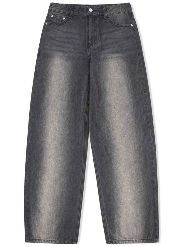 Raphael wide brushed jeans BLACK - GRAYBLVD - BALAAN 3