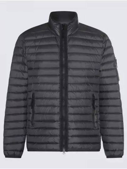 Men's Wappen Patch Padded Jacket Grey - STONE ISLAND - BALAAN 2