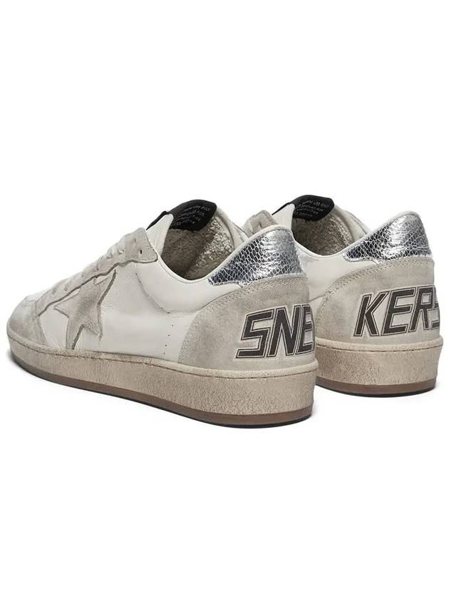 Ball Star Low Top Sneakers Grey White - GOLDEN GOOSE - BALAAN 3