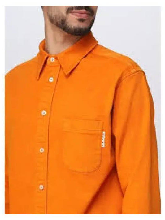 Logo Pocket Denim Long Sleeve Shirt Carrot - MARNI - BALAAN 2