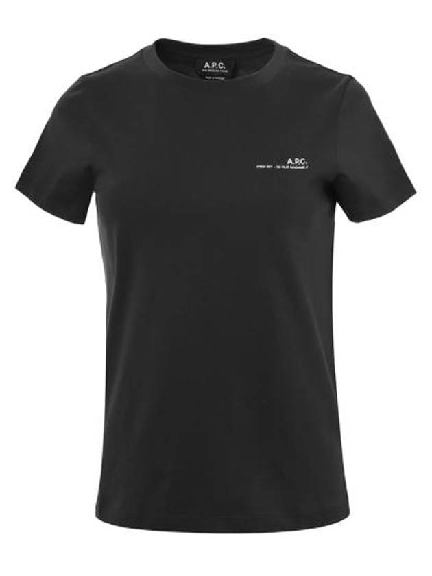 Women's Item Logo Short Sleeve T-Shirt Black - A.P.C. - BALAAN 2