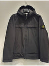 Wappen Patch Loft Soft Shell R Hooded Jacket Black - STONE ISLAND - BALAAN 7