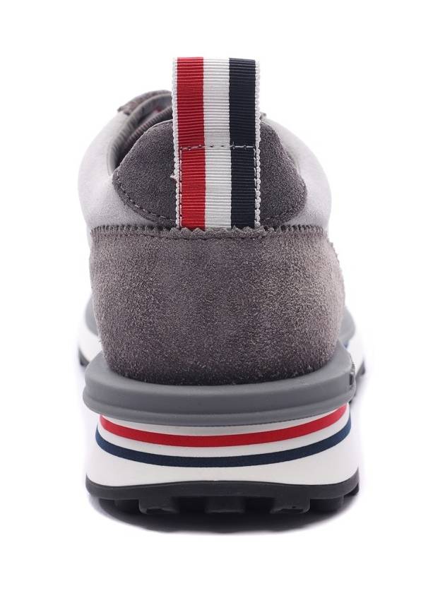 Suede Tech Runner Low Top Sneakers Grey - THOM BROWNE - BALAAN 5