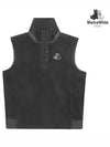 Placket Point Fleece Vest 9803LXHPGREY - BLACK&WHITE - BALAAN 1