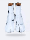 Paint Tabi Ankle Middle Boots White - MAISON MARGIELA - BALAAN.