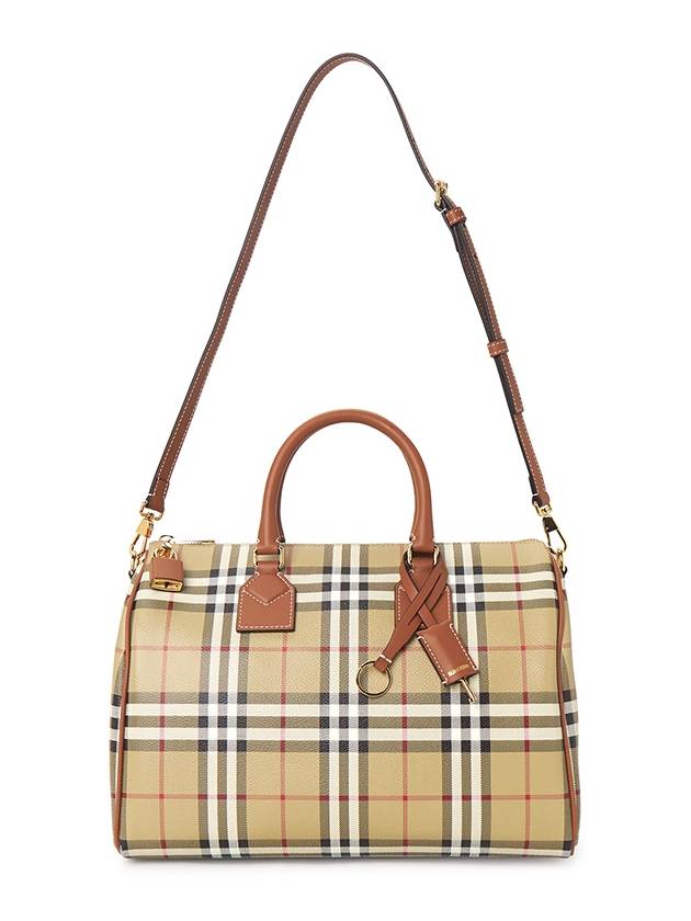 Check Pattern Bowling Bag Beige - BURBERRY - BALAAN 7