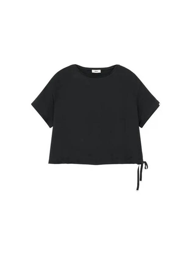 Women s Glossy String Blouse Black 271915 - HERNO - BALAAN 1