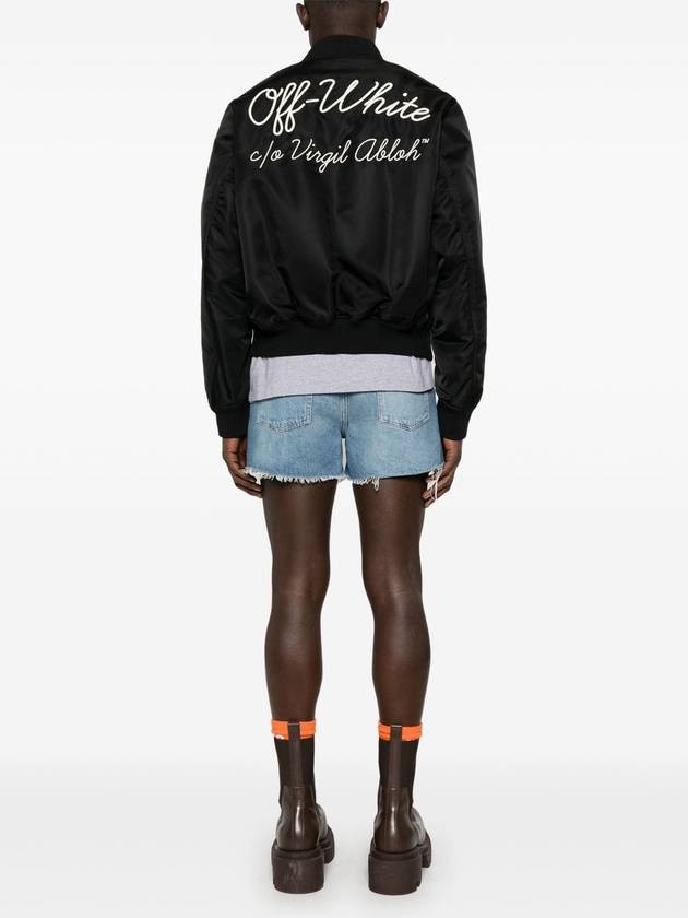 Script NYL bomber jacket - OFF WHITE - BALAAN 2