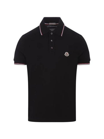 Polo T shirt 8A70300 84556 999 Black - MONCLER - BALAAN 1