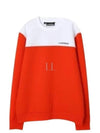 Men's Jeff Crew Neck Polyester Sweatshirt Fiery Red - J.LINDEBERG - BALAAN 2