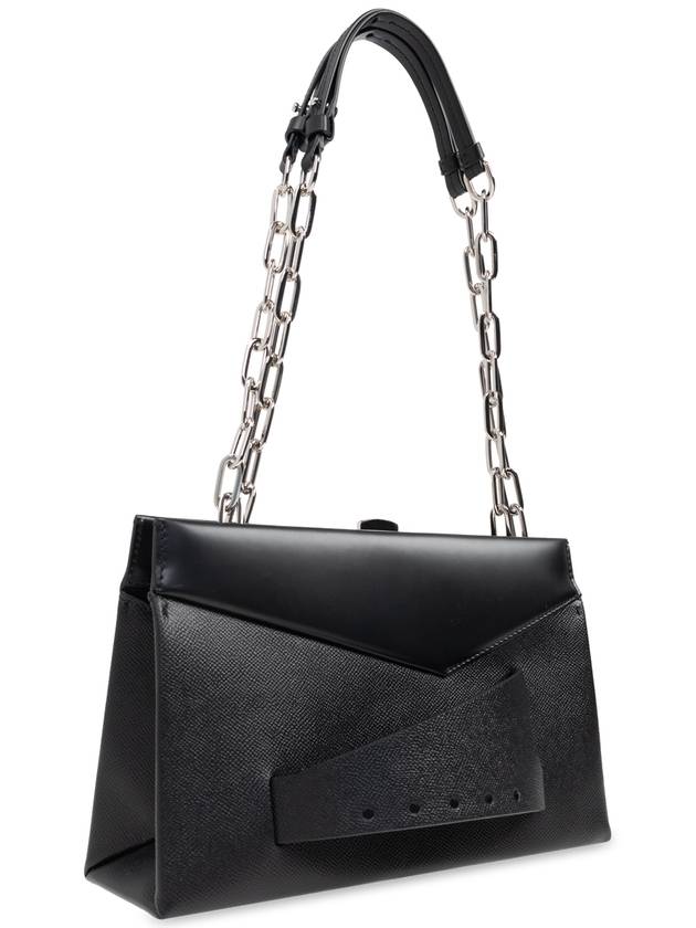 Maison Margiela Shoulder Bag Snatched Medium, Women's, Black - MAISON MARGIELA - BALAAN 4