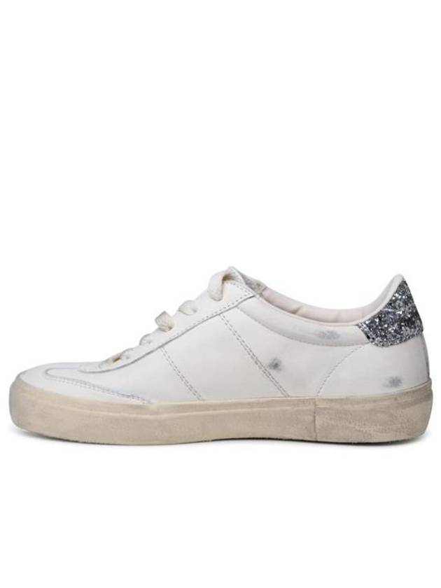 Soul Star Glitter Tab Low Top Sneakers White - GOLDEN GOOSE - BALAAN 4