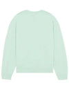 Gradient Heart Fox Crew Neck Cotton Sweatshirt Mist Green - MAISON KITSUNE - BALAAN 3