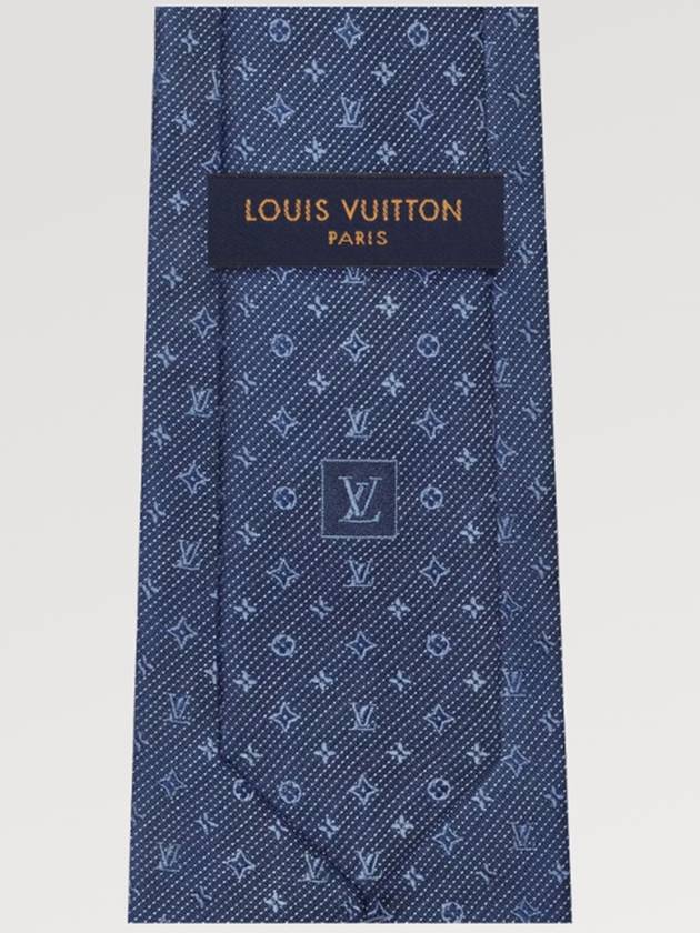 Monogram Classic Tie Blue - LOUIS VUITTON - BALAAN 7