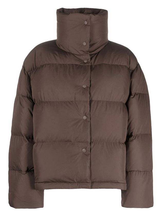 Puffer Short Padding Jacket Coffee Brown - ACNE STUDIOS - BALAAN 2