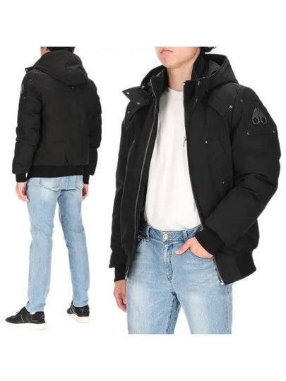 Ballistic Hooded Down Bomber Padding Black - MOOSE KNUCKLES - BALAAN 2