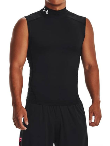 Men s Heat Gear Mock Sleeveless Black - UNDER ARMOUR - BALAAN 1