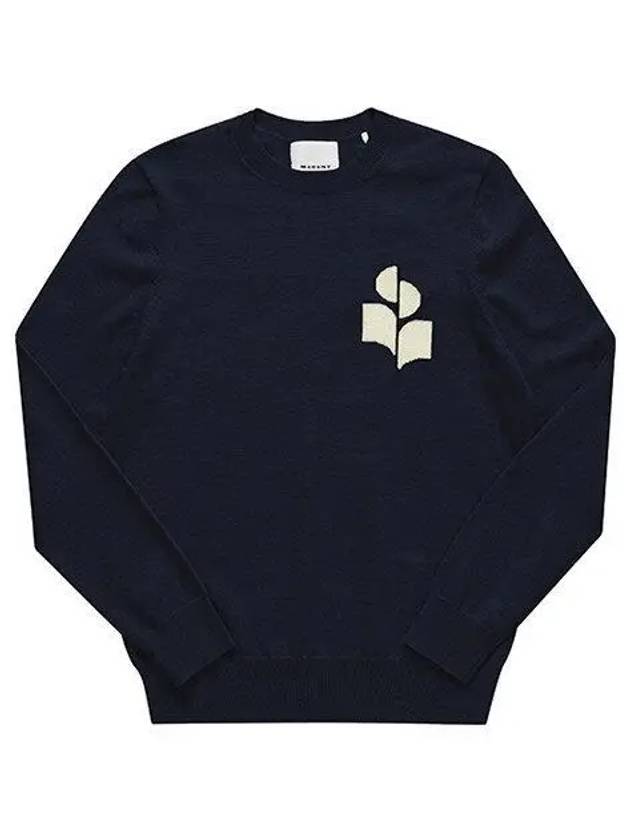 Evans Logo Crew Neck Knit Top Naver - ISABEL MARANT - BALAAN 2