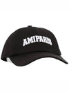 Embroided Logo Ball Cap Black - AMI - BALAAN 4