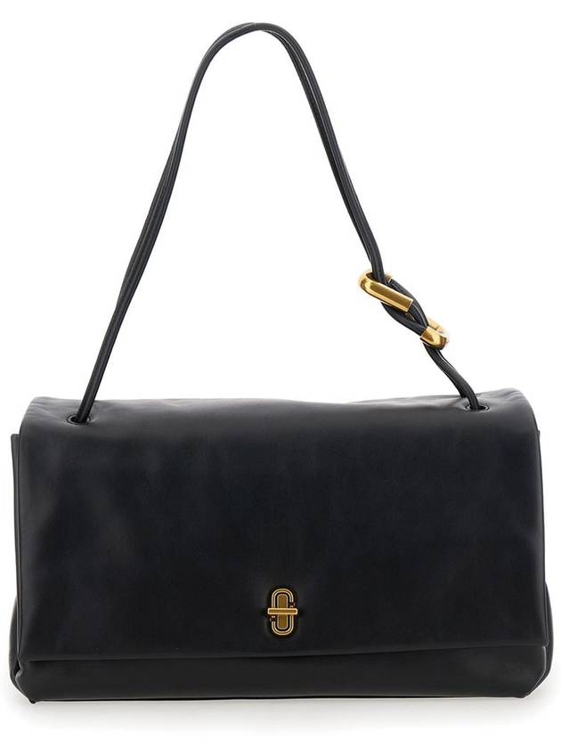 'Dual Large' Black Shoulder Bag With Logo Applied On The Back In Leather Woman - MARC JACOBS - BALAAN 7