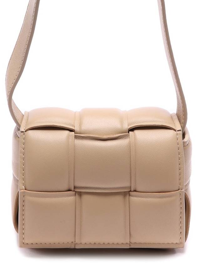 Candy Cassette Padded Mini Cross Bag Beige - BOTTEGA VENETA - BALAAN 3