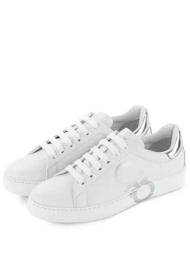 Women s NUMBER Sneakers BIANCO OTT 0747218 270161 - SALVATORE FERRAGAMO - BALAAN 1