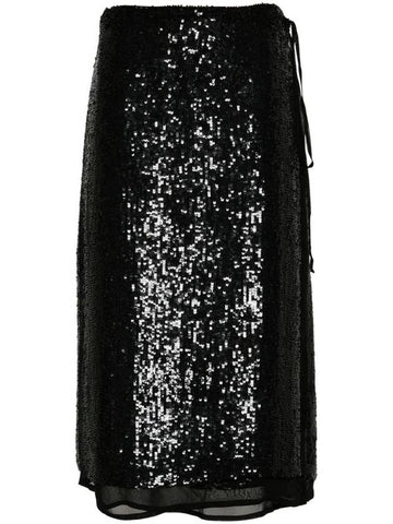 P.A.R.O.S.H. Gabriel Sequinned Wrap Skirt - P.A.R.O.S.H. - BALAAN 1