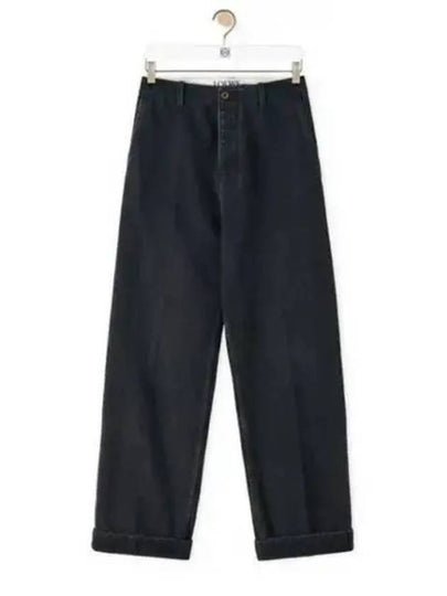 Cotton Baggy Jeans Black - LOEWE - BALAAN 2