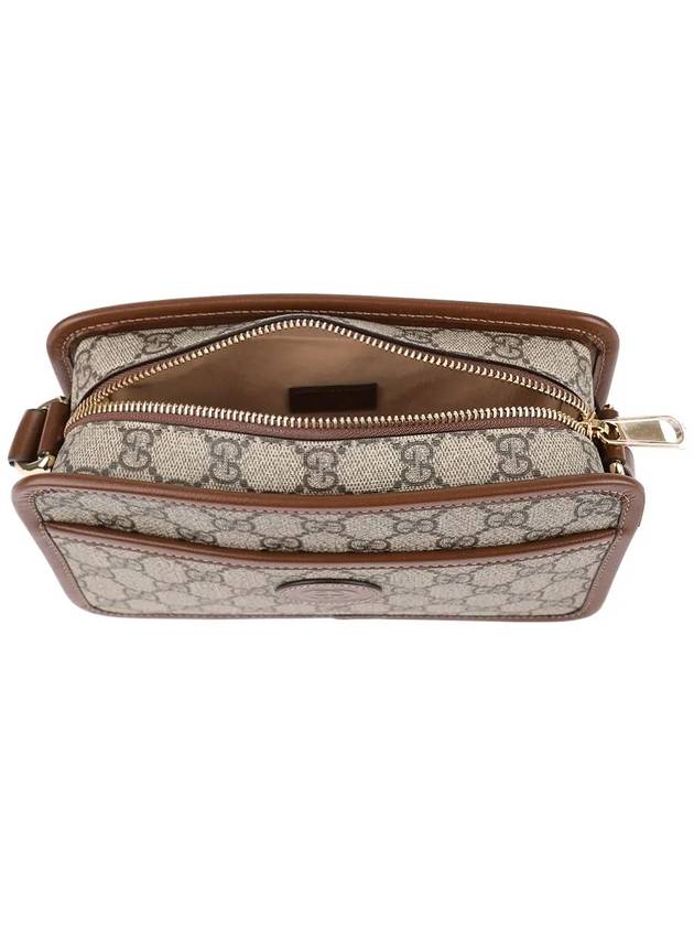 GG Interlocking Mini Cross Bag Brown - GUCCI - BALAAN 6