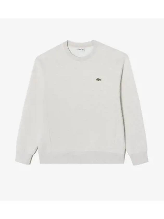 Men s Technical Crew Neck Sweatshirt Oatmeal - LACOSTE - BALAAN 1