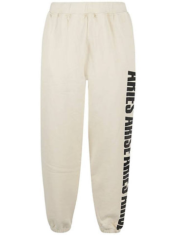 Aries Trousers White - ARIES - BALAAN 1