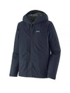 Men's Boulder Fork Rain Jacket Smolder Blue - PATAGONIA - BALAAN 2