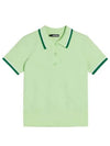 Women's Feline Golf Short Sleeve PK Shirt Green - J.LINDEBERG - BALAAN 2