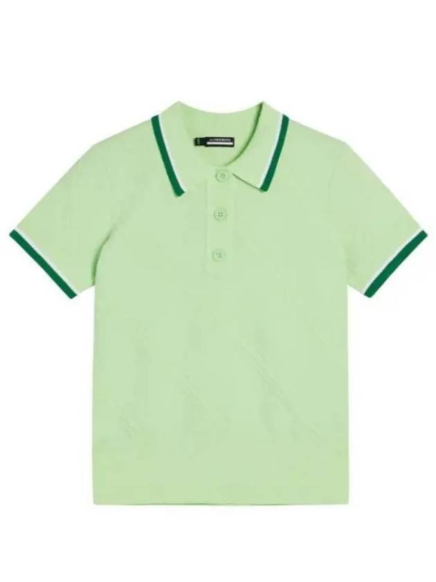 Women's Feline Golf Short Sleeve PK Shirt Green - J.LINDEBERG - BALAAN 2